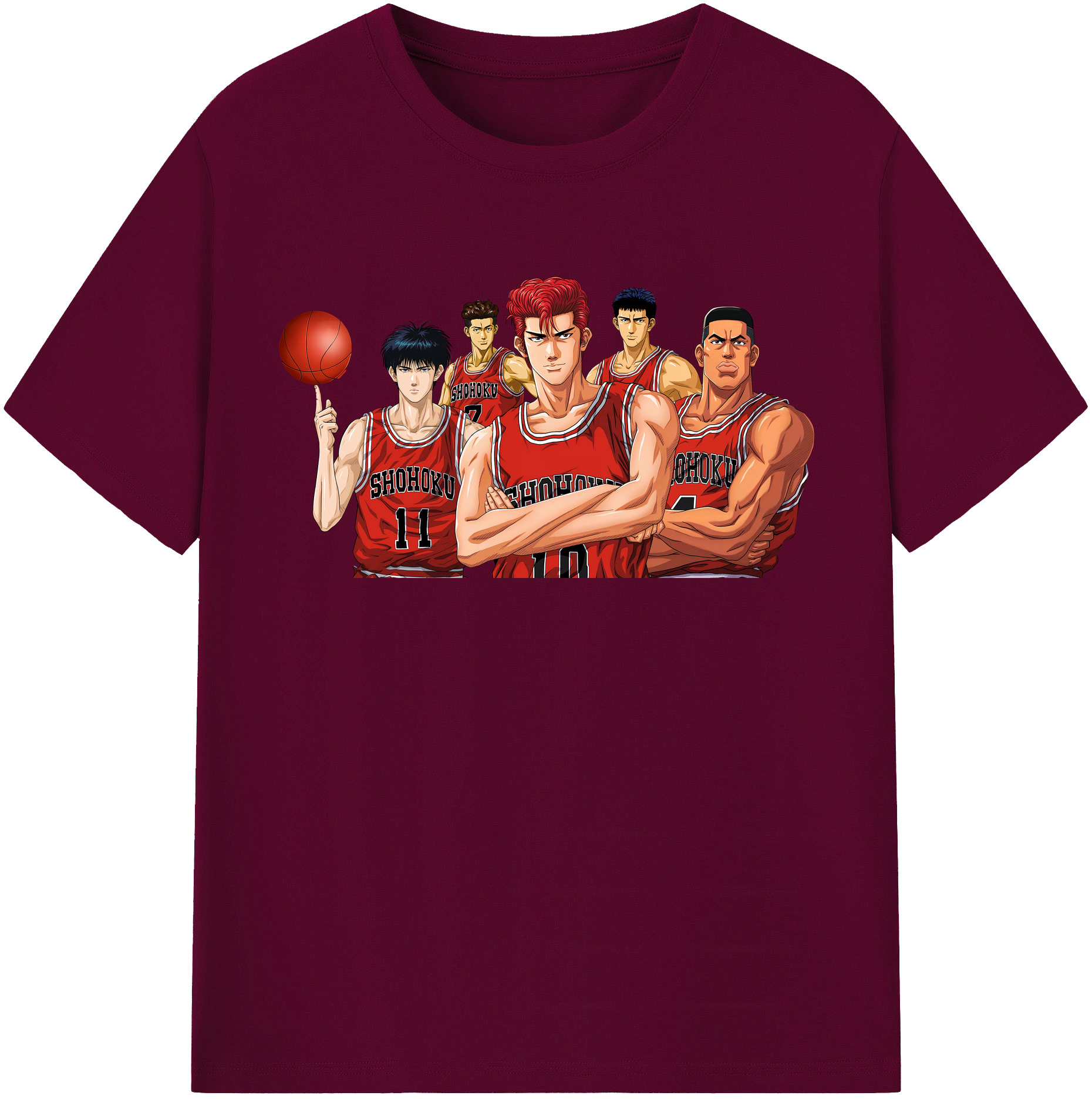 （画像用） SLAM DUNK／スラムダンク レディースカジュアルプリントTシャツ（綿100％）